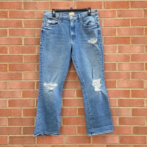 Mother Denim The Insider Ankle in Bloom And Doom Size 33